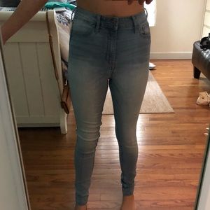Super high waisted Hollister jeans